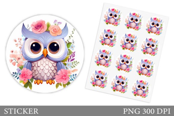 Download Cute Owl Sticker Design - Cute owl Collection