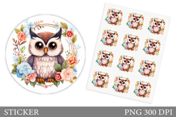 Download Cute Owl Sticker Design - Cute owl Collection