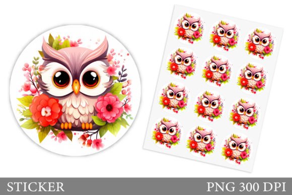 Download Cute Owl Sticker Design - Cute owl Collection