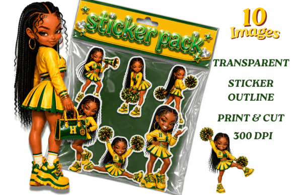 Download Black Girl Cheerleader Clipart PNG - Black girl Collection