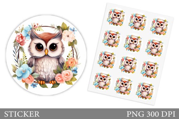 Download Cute Owl Sticker Design - Premium Resources